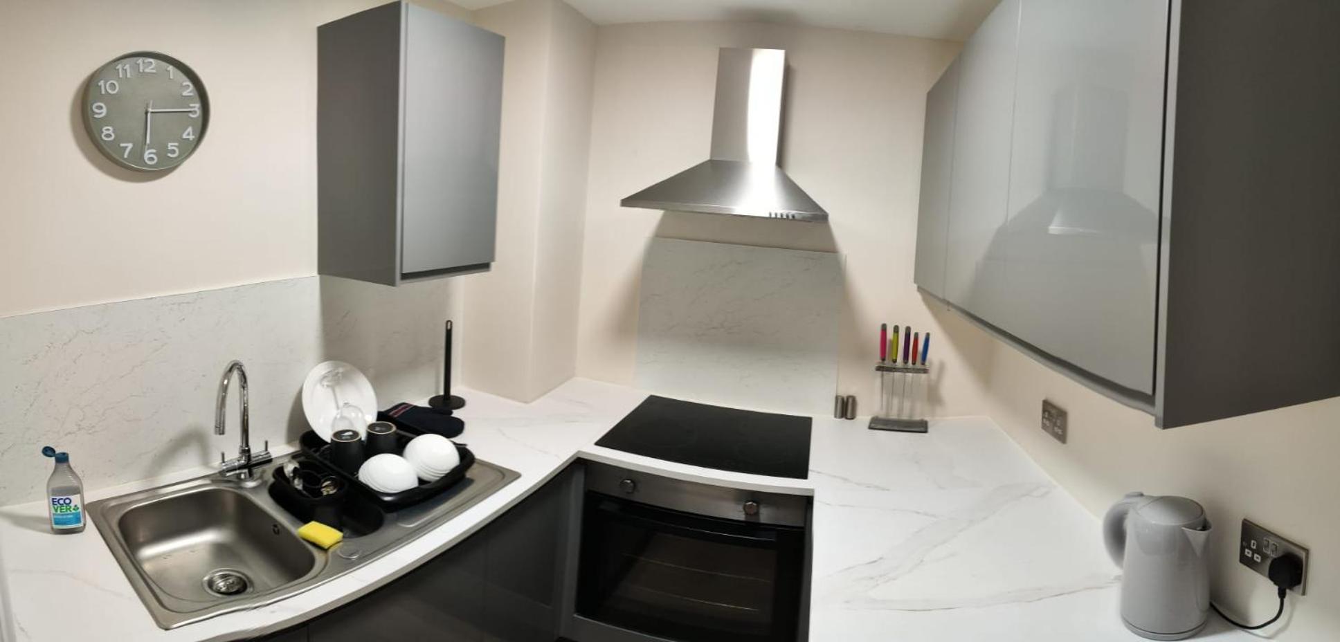 Aqua Nest Eastbourne - En-Suite, Free Parking, Kitchen Exterior foto